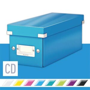 Gyártó: <span class='dk-excerpt-value'>LEITZ</span> CD-doboz, LEITZ "Click&Store", kék