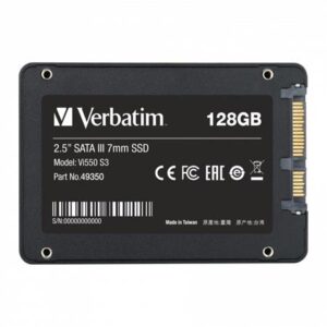 SSD (belső memória), 128GB, SATA 3, 430/560MB/s, VERBATIM "Vi550" - Bécsi Irodaker