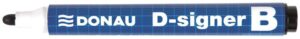 Gyártó: <span class='dk-excerpt-value'>DONAU</span> Táblamarker, 2-4 mm, kúpos, DONAU "D-signer B"", fekete