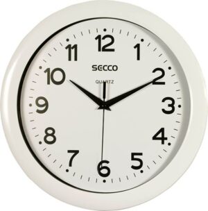 Gyártó: <span class='dk-excerpt-value'>SECCO</span> Falióra, 28,5 cm, SECCO, fehér