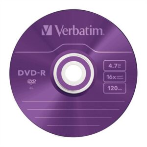 Gyártó: <span class='dk-excerpt-value'>VERBATIM</span>
Csomagolási egység: <span class='dk-excerpt-value'>5 db</span> DVD-R lemez, színes felület, AZO, 4,7GB, 16x, 5 db, vékony tok, VERBATIM