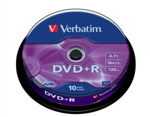 Gyártó: <span class='dk-excerpt-value'>VERBATIM</span>
Katalóguskód: <span class='dk-excerpt-value'>537A5</span> DVD+R lemez, AZO, 4,7GB, 16x, 10 db, hengeren, VERBATIM