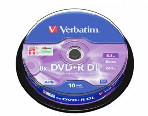 Gyártó: <span class='dk-excerpt-value'>VERBATIM</span>
Katalóguskód: <span class='dk-excerpt-value'>503D2</span>
Csomagolási egység: <span class='dk-excerpt-value'>10 db</span> DVD+R lemez, kétrétegű, 8,5GB, 8x, 10 db, hengeren, VERBATIM "Double Layer"