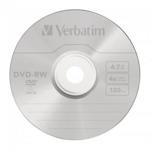 Gyártó: <span class='dk-excerpt-value'>VERBATIM</span>
Katalóguskód: <span class='dk-excerpt-value'>503B12</span> DVD-RW lemez, újraírható, 4,7GB, 4x, 1 db, normál tok, VERBATIM