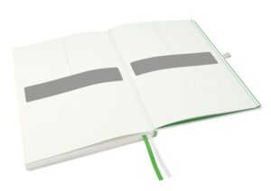 Gyártó: <span class='dk-excerpt-value'>LEITZ</span> Jegyzetfüzet, exkluzív, A4, kockás, 80 lap, keményfedeles, LEITZ "Complete", fehér