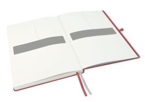 Gyártó: <span class='dk-excerpt-value'>LEITZ</span> Jegyzetfüzet, exkluzív, A4, vonalas, 80 lap, keményfedeles, LEITZ "Complete", piros