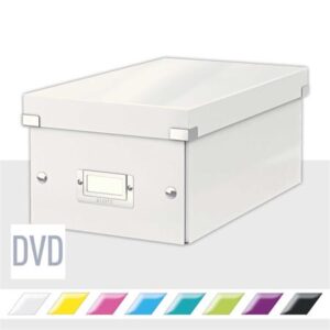 Gyártó: <span class='dk-excerpt-value'>LEITZ</span> DVD-doboz, LEITZ "Click&Store", fehér