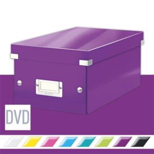 DVD-doboz, LEITZ "Click&Store", lila - Bécsi Irodaker
