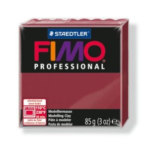 Gyártó: <span class='dk-excerpt-value'>FIMO</span> Gyurma, 85 g, égethető, FIMO "Professional", bordó
