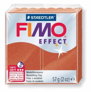 Gyártó: <span class='dk-excerpt-value'>FIMO</span> Gyurma, 57 g, égethető, FIMO "Effect", metál vörösréz