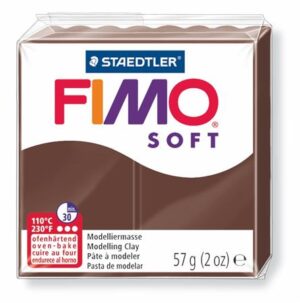 Gyártó: <span class='dk-excerpt-value'>FIMO</span> Gyurma, 57 g, égethető, FIMO "Soft", csokoládé