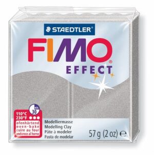 Gyártó: <span class='dk-excerpt-value'>FIMO</span> Gyurma, 57 g, égethető, FIMO "Effect", ezüst