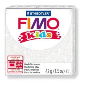 Gyártó: <span class='dk-excerpt-value'>FIMO</span> Gyurma, 42 g, égethető, FIMO "Kids", glitteres fehér