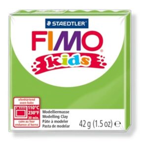 Gyártó: <span class='dk-excerpt-value'>FIMO</span> Gyurma, 42 g, égethető, FIMO "Kids", világoszöld