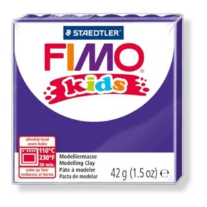 Gyártó: <span class='dk-excerpt-value'>FIMO</span> Gyurma, 42 g, égethető, FIMO "Kids", lila