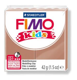 Gyártó: <span class='dk-excerpt-value'>FIMO</span> Gyurma, 42 g, égethető, FIMO "Kids", világosbarna