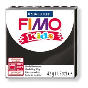 Gyártó: <span class='dk-excerpt-value'>FIMO</span> Gyurma, 42 g, égethető, FIMO "Kids", fekete