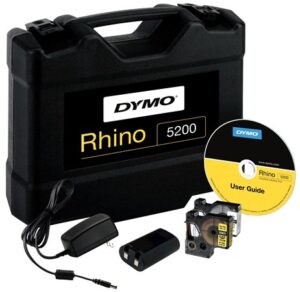 Gyártó: <span class='dk-excerpt-value'>DYMO</span> Elektromos feliratozógép, DYMO "Rhino 5200" készlet táskában