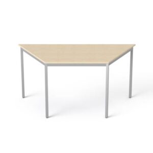 Általános asztal fémlábbal, trapéz alakú, 75x150/75 cm, MAYAH "Freedom SV-41", juhar - Bécsi Irodaker