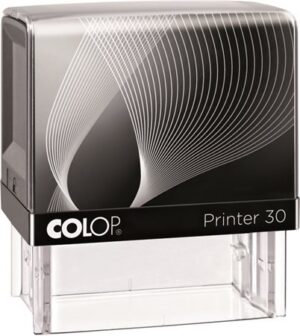 Gyártó: <span class='dk-excerpt-value'>COLOP</span> Bélyegző, COLOP "Printer IQ 30" fekete ház - fekete párnával