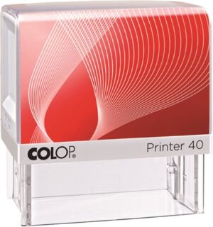 Gyártó: <span class='dk-excerpt-value'>COLOP</span> Bélyegző, COLOP "Printer IQ 40" fehér ház - fekete párnával
