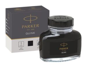 Gyártó: <span class='dk-excerpt-value'>PARKER</span> Üveges tinta, PARKER, "Quink", fekete