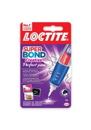 Gyártó: <span class='dk-excerpt-value'>HENKEL</span> Pillanatragasztó, 3 g, HENKEL "Loctite Super Bond CEATIVE Perfect Pen"