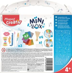 Gyártó: <span class='dk-excerpt-value'>MAPED CREATIV</span> Mozaik készítő kreatív készségfejlesztő készlet, MAPED CREATIV, "Mini Box"