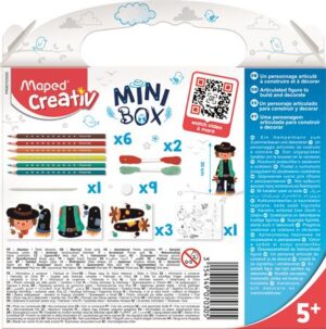 Gyártó: <span class='dk-excerpt-value'>MAPED CREATIV</span> Madárijesztő kreatív készségfejlesztő készlet, MAPED CREATIV, "Mini Box"