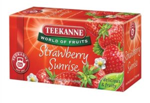 Gyártó: <span class='dk-excerpt-value'>TEEKANNE</span> Gyümölcstea, 20x2,5 g, TEEKANNE "Strawberry Sunrise", eper