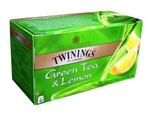 Gyártó: <span class='dk-excerpt-value'>TWININGS</span>
Katalóguskód: <span class='dk-excerpt-value'>46B4</span> Zöldtea, 25x1,6 g, TWININGS "Green Tea & Lemon"