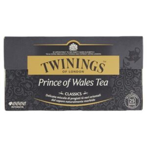 Gyártó: <span class='dk-excerpt-value'>TWININGS</span>
Katalóguskód: <span class='dk-excerpt-value'>79C4</span> Fekete tea, 25x2 g, TWININGS "Prince of Wales"