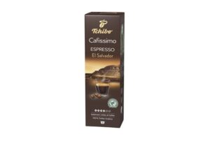 Gyártó: <span class='dk-excerpt-value'>TCHIBO</span>
Katalóguskód: <span class='dk-excerpt-value'>41B7</span>
Csomagolási egység: <span class='dk-excerpt-value'>10 db</span> Kávékapszula, 10 db, TCHIBO "Cafissimo Espresso El Salvador"