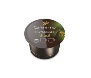 Gyártó: <span class='dk-excerpt-value'>TCHIBO</span>
Katalóguskód: <span class='dk-excerpt-value'>35B5</span>
Csomagolási egység: <span class='dk-excerpt-value'>10 db</span> Kávékapszula, 10 db, TCHIBO "Cafissimo Espresso Brasil"