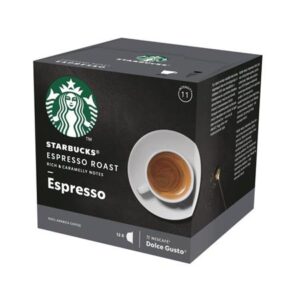 Gyártó: <span class='dk-excerpt-value'>STARBUCKS</span>
Katalóguskód: <span class='dk-excerpt-value'>74B5</span>
Csomagolási egység: <span class='dk-excerpt-value'>12 db</span> Kávékapszula, 12 db, STARBUCKS by Dolce Gusto®, "Espresso Roast"