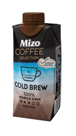 Kávéválogatás, Cold Brew, UHT félzsíros, visszazárható dobozban, 0,33 l, MIZO - Bécsi Irodaker