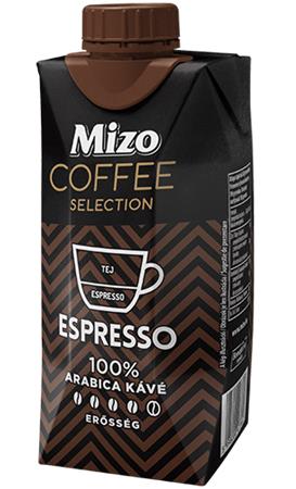 Kávéválogatás, Espresso, UHT zsírszegény, visszazárható dobozban, 0,33 l, MIZO - Bécsi Irodaker