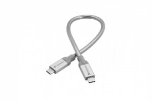 Gyártó: <span class='dk-excerpt-value'>VERBATIM</span> USB kábel, USB-C 3.1 - USB-C , 30 cm, VERBATIM, ezüst