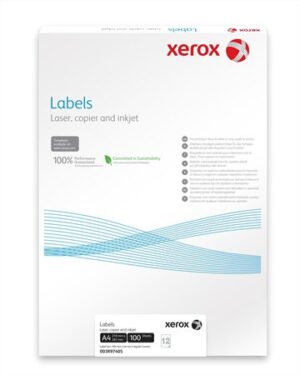 Gyártó: <span class='dk-excerpt-value'>XEROX</span> Etikett, univerzális, 210x297 mm, XEROX, 100 etikett/csomag