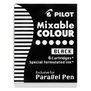 Gyártó: <span class='dk-excerpt-value'>PILOT</span>
Csomagolási egység: <span class='dk-excerpt-value'>6 db</span> Töltőtoll patron, PILOT "Parallel Pen", fekete