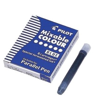 Gyártó: <span class='dk-excerpt-value'>PILOT</span>
Csomagolási egység: <span class='dk-excerpt-value'>6 db</span> Töltőtoll patron, PILOT "Parallel Pen", kék