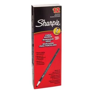 Gyártó: <span class='dk-excerpt-value'>SHARPIE</span> Jelölőceruza, 2,0 mm, SHARPIE "Peel-Off China marker", fekete