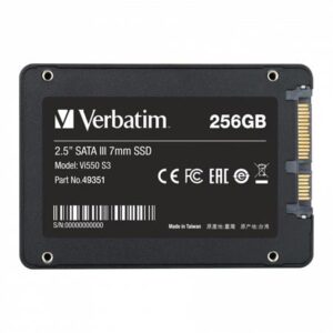 SSD (belső memória), 256GB, SATA 3, 460/560MB/s, VERBATIM "Vi550" - Bécsi Irodaker