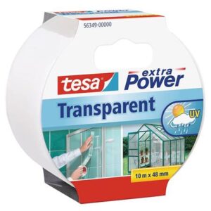 Gyártó: <span class='dk-excerpt-value'>TESA</span>
Csomagolási egység: <span class='dk-excerpt-value'>10 méter</span> Ragasztószalag, javító, 50 mm x 10 m, TESA, "Extra Power Transparent", átlátszó