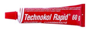 Gyártó: <span class='dk-excerpt-value'>TECHNOKOL</span> Ragasztó, folyékony, 60 g, TECHNOKOL "Rapid", piros