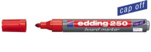 Gyártó: <span class='dk-excerpt-value'>EDDING</span> Tábla- és flipchart marker, 1-3 mm, kúpos, EDDING "250", piros