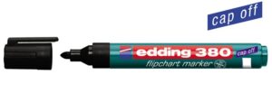Gyártó: <span class='dk-excerpt-value'>EDDING</span> Flipchart marker, 1,5-3 mm, kúpos, EDDING "380", fekete