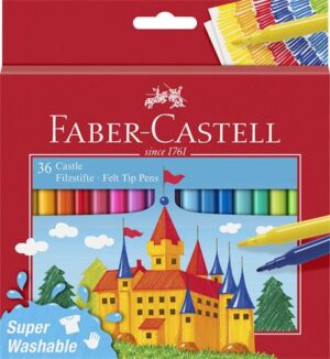 Gyártó: <span class='dk-excerpt-value'>FABER-CASTELL</span>
Csomagolási egység: <span class='dk-excerpt-value'>36 db</span> Filctoll készlet, FABER-CASTELL, 36 különböző szín "Castle"
