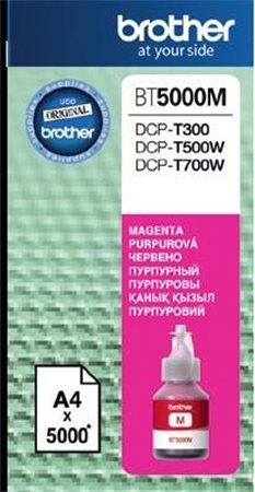 BT5000M Tinta DCP T-300, 500W, 700W nyomtatókhoz, BROTHER, magenta, 5k - Bécsi Irodaker