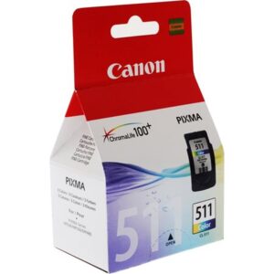 Gyártó: <span class='dk-excerpt-value'>CANON</span> CL-511 Tintapatron Pixma MP240, 260, 480 nyomtatókhoz, CANON, színes, 244 oldal